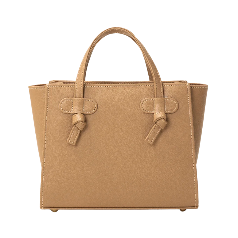 Beige Mini Bag with Textured